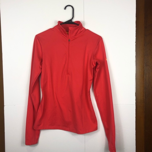 3/$30 Nike Dri-Fit Coral Long Sleeve 1/4 Zip Sz M